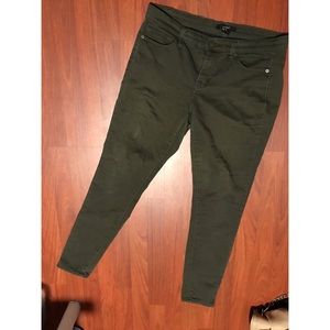 Forever 21 Olive jeggings